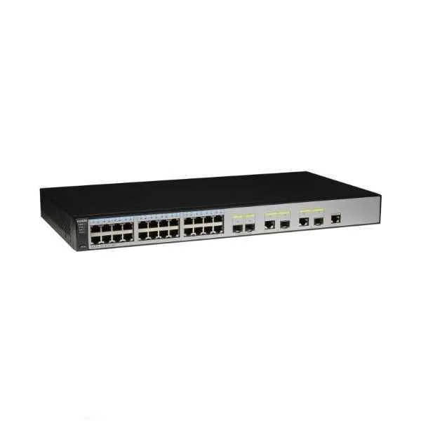 Huawei S2720-EI switch, 16  Ethernet 10/100 Base-Tx ports, 8  Ethernet 10/100/1000 Base-T ports, 2  Gig SFP ports, 2combo Gig ports, AC 110/220V