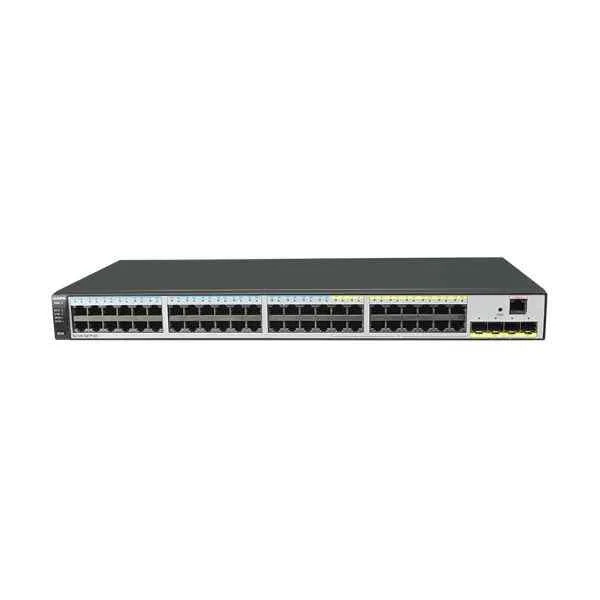 Huawei S2720-EI switch, 32  Ethernet 10/100 Base-Tx ports, 16  Ethernet 10/100/1000 Base-T ports, 4  Gig SFP ports, AC 110/220V
