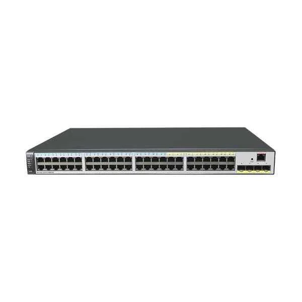 Huawei S2720-EI switch, 32  Ethernet 10/100 Base-Tx ports, 16  Ethernet 10/100/1000 Base-T ports, 4  Gig SFP ports, 370W PoE AC 110/220V