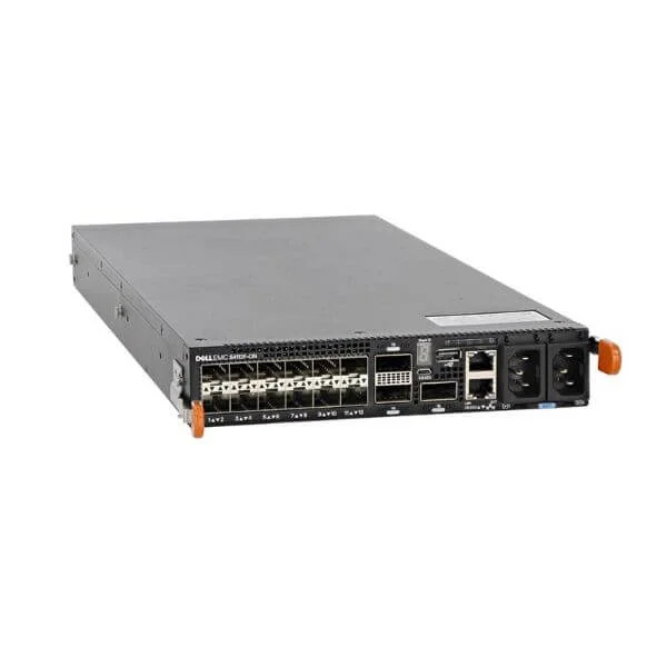 Dell Networking S4112T, 12 x 10GBaseT, 3 x 100GbE QSFP28, IO to fan, 2 x AC PSU, OS10