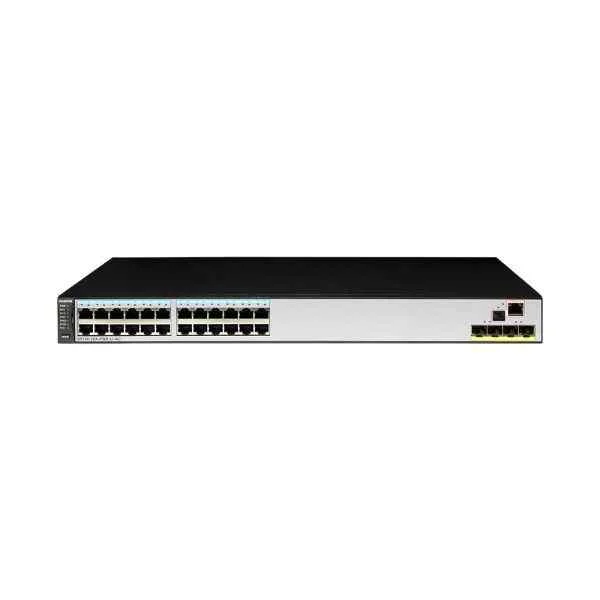 S5700-28X-PWR-LI-AC(24 Ethernet 10/100/1000 POE+ ports,4 10 Gig SFP+,AC 110/220V)