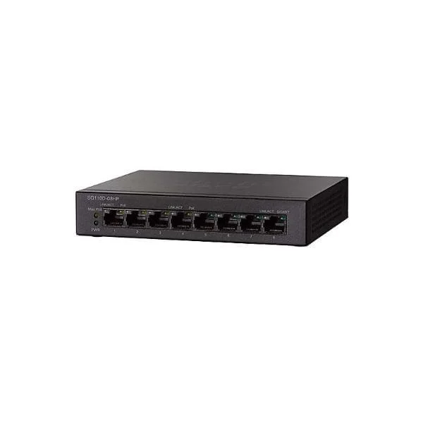 Cisco SG110D-08HP 8-Port Gigabit PoE Switch