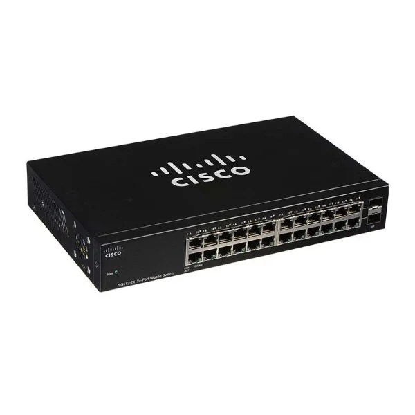 Cisco SG112-24 COMPACT 24-port Gig Switch-2 Mini-GBIC Ports