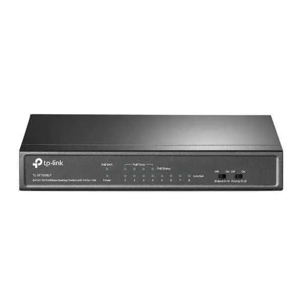 TL-SF1008LP-Unmanaged-FastEthernet(10/100)-PoweroverEthernet(PoE)