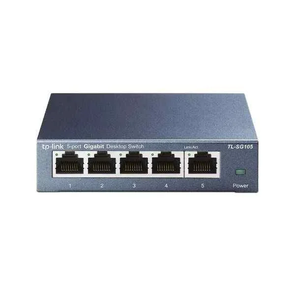 5PORT GIGABIT DESKTOP SWITCH STEEL DESIGN DESKTOP/WALL-MOUNTING