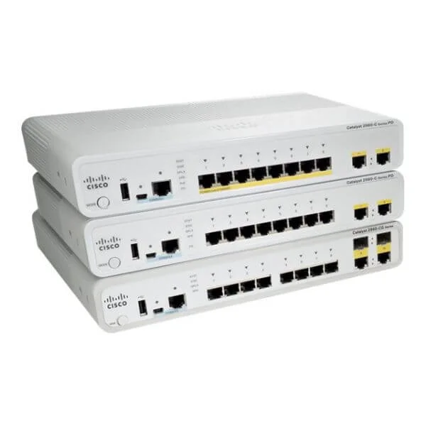 Catalyst 2960C Switch 8 GE, 2 x Dual Uplink, LAN Base
